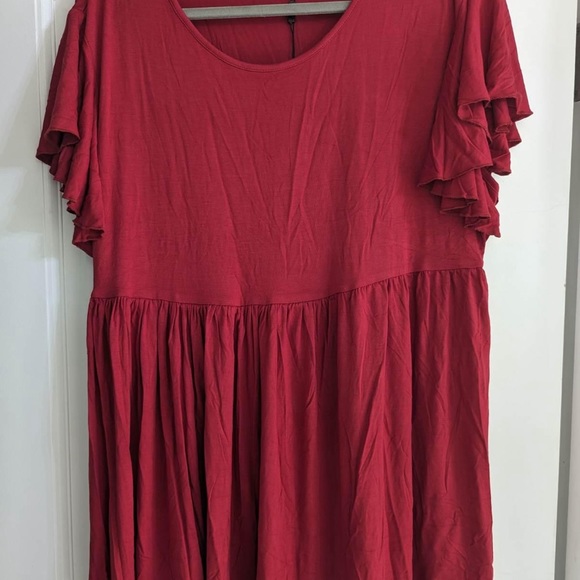 2 NWT Babydoll Maternity Tops XXL - Picture 2 of 6